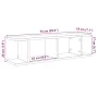 Estantes pared 2uds madera ingeniería roble artisian 75x18x20cm by , Shelves and shelves - Ref: Foro24-856599, Price: 39,71 €...