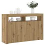 Aparador con LED madera ingeniería roble artisan 115,5x30x75 cm von , Sideboards - Ref: Foro24-856364, Preis: 132,72 €, Rabat...