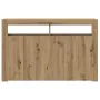 Aparador con LED madera ingeniería roble artisan 115,5x30x75 cm von , Sideboards - Ref: Foro24-856364, Preis: 132,72 €, Rabat...