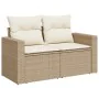 Juego de sofás jardín con cojines 4 pzas ratán sintético beige by , Garden sets - Ref: Foro24-3325354, Price: 344,23 €, Disco...