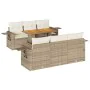 Set sofás de jardín 7 piezas y cojines ratán sintético beige by , Garden sets - Ref: Foro24-3327110, Price: 675,83 €, Discoun...