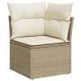 Set de sofás de jardín y cojines 8 piezas ratán sintético beige by , Garden sets - Ref: Foro24-3325314, Price: 623,27 €, Disc...