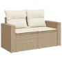 Set sofás de jardín 7 piezas y cojines ratán sintético beige by , Garden sets - Ref: Foro24-3325404, Price: 565,07 €, Discoun...