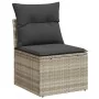 Set sofás jardín 10 pzas con cojines ratán sintético gris claro by , Garden sets - Ref: Foro24-3326066, Price: 674,65 €, Disc...