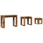 Mesas apilables 3 uds madera de ingeniería madera envejecida by , Side tables - Ref: Foro24-856678, Price: 53,16 €, Discount: %