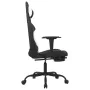 Silla de juego giratoria con reposapiés tela blanca y negra von , Gaming-Stühle - Ref: Foro24-345705, Preis: 123,02 €, Rabatt: %