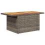 Set sofás jardín y cojines 10 pzas ratán sintético acacia gris by , Garden sets - Ref: Foro24-3327644, Price: 709,04 €, Disco...