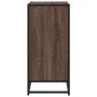 Aparador madera ingeniería y metal marrón roble 68x35x76 cm by , Sideboards - Ref: Foro24-848983, Price: 96,35 €, Discount: %