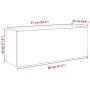 Mueble de pared baño madera ingeniería envejecida 80x25x30 cm von , Badezimmerwaschtische - Ref: Foro24-860083, Preis: 52,13 ...