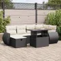 Set de sofás de jardín 7 pzas con cojines ratán sintético negro von , Gartensets - Ref: Foro24-3327896, Preis: 529,91 €, Raba...