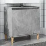 Mueble de lavabo madera contrachapada gris hormigón 58x33x60cm by , bathroom vanities - Ref: Foro24-857113, Price: 45,11 €, D...