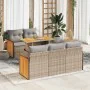 Set sofás jardín y cojines 6 pzas ratán sintético acacia beige von , Gartensets - Ref: Foro24-3327664, Preis: 559,09 €, Rabat...