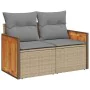 Set sofás jardín y cojines 6 pzas ratán sintético acacia beige von , Gartensets - Ref: Foro24-3327664, Preis: 559,09 €, Rabat...