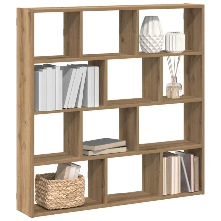 Estante cubo de pared 12 compartimentos madera roble artisan by , Shelves and shelves - Ref: Foro24-860012, Price: 68,89 €, D...