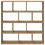 Estante cubo de pared 12 compartimentos madera roble artisan by , Shelves and shelves - Ref: Foro24-860012, Price: 68,89 €, D...