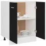 Technik Küchenschrank schwarz 60x46x81,5 cm von vidaXL, Küchenschränke - Ref: Foro24-801189, Preis: 86,44 €, Rabatt: %