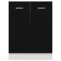 Technik Küchenschrank schwarz 60x46x81,5 cm von vidaXL, Küchenschränke - Ref: Foro24-801189, Preis: 86,44 €, Rabatt: %