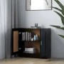 Bücherschrank aus schwarzem Sperrholz, 82,5 x 30,5 x 80 cm von vidaXL, Bücherregale und Regale - Ref: Foro24-802706, Preis: 6...