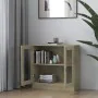 Bücherschrank aus eichenfarbenem Sperrholz, 82,5 x 30,5 x 80 cm von vidaXL, Bücherregale und Regale - Ref: Foro24-802744, Pre...