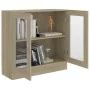 Bücherschrank aus eichenfarbenem Sperrholz, 82,5 x 30,5 x 80 cm von vidaXL, Bücherregale und Regale - Ref: Foro24-802744, Pre...