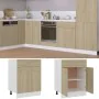 Lower cabinet with plywood drawer in oak color, 60x46x81.5cm by vidaXL, Kitchen cabinets - Ref: Foro24-801231, Price: 119,16 ...