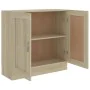 Bücherschrank aus eichenfarbenem Sperrholz, 82,5 x 30,5 x 80 cm von vidaXL, Bücherregale und Regale - Ref: Foro24-802708, Pre...