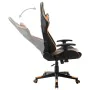 Schwarzer und orangefarbener Gaming-Stuhl aus Kunstleder von vidaXL, Gaming-Stühle - Ref: Foro24-20508, Preis: 149,23 €, Raba...