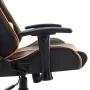 Schwarzer und orangefarbener Gaming-Stuhl aus Kunstleder von vidaXL, Gaming-Stühle - Ref: Foro24-20508, Preis: 149,23 €, Raba...