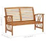 5-piece solid acacia wood garden furniture set by vidaXL, Garden sets - Ref: Foro24-3057985, Price: 432,64 €, Discount: %