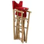 Folding director chairs 2 pieces bamboo and red fabric by vidaXL, Garden chairs - Ref: Foro24-313031, Price: 73,22 €, Discoun...