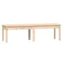 2-seater garden bench solid pine wood 159.5x44x45 cm by vidaXL, garden benches - Ref: Foro24-824011, Price: 81,49 €, Discount: %