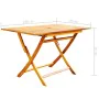 Set comedor de jardín plegable 7 piezas madera maciza de acacia de vidaXL, Conjuntos de jardín - Ref: Foro24-3060194, Precio:...