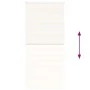 This beige marble woven zebra curtain has a width of 100.9 cm and is made of polyester. by , Blinds and blinds - Ref: Foro24-...