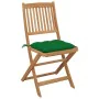 2 pcs folding garden chairs and solid acacia wood cushions by vidaXL, Garden chairs - Ref: Foro24-3064664, Price: 117,49 €, D...