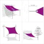 Roter HDPE-Segel-Sonnenschutz 160 g/m² 5x5x6 m von , Sonnenschirme - Ref: Foro24-311650, Preis: 35,68 €, Rabatt: %