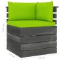 Pallet furniture for garden 8 pcs solid pine wood cushions by vidaXL, Garden sets - Ref: Foro24-3062042, Price: 731,55 €, Dis...