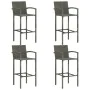 Garden bar furniture 5 pcs PE rattan armrest gray by vidaXL, Garden sets - Ref: Foro24-3064809, Price: 325,14 €, Discount: %