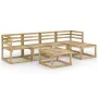 Garden furniture set 6 pieces green impregnated pine wood by vidaXL, Garden sets - Ref: Foro24-3065304, Price: 197,74 €, Disc...