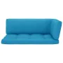 Palettensofa 2 Sitzer Kissen Kiefer Holz imprägniert schwarz von vidaXL, Gartensets - Ref: Foro24-3066653, Preis: 213,32 €, R...