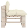 5-piece pallet garden furniture with pine wood cushions by vidaXL, Garden sets - Ref: Foro24-3066253, Price: 385,13 €, Discou...