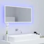 Weißer LED-Badezimmerspiegel aus Acryl, 90 x 8,5 x 37 cm von vidaXL, Badezimmerwaschtische - Ref: Foro24-804932, Preis: 45,82...