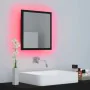 Glossy black acrylic bathroom mirror 40x8.5x37 cm by vidaXL, bathroom vanities - Ref: Foro24-804909, Price: 26,52 €, Discount: %