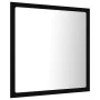 Glossy black acrylic bathroom mirror 40x8.5x37 cm by vidaXL, bathroom vanities - Ref: Foro24-804909, Price: 26,52 €, Discount: %