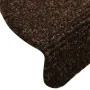 Self-adhesive stair mat 10 pcs 56x17x3 cm brown by vidaXL, Stair mats - Ref: Foro24-149689, Price: 24,43 €, Discount: %