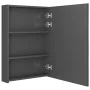 Badezimmerschrank mit LED-Spiegel glänzend grau 50x13x70 cm von vidaXL, Badezimmerwaschtische - Ref: Foro24-326498, Preis: 11...