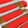 Stair mats 10 units red 65x21x4 cm by vidaXL, Stair mats - Ref: Foro24-149829, Price: 60,46 €, Discount: %