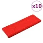 Stair mats 10 units red 65x21x4 cm by vidaXL, Stair mats - Ref: Foro24-149829, Price: 60,46 €, Discount: %