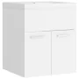 Mueble con lavabo blanco madera de ingeniería de vidaXL, Tocadores de baño - Ref: Foro24-3070811, Precio: 113,72 €, Descuento: %