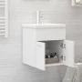 Mueble con lavabo blanco madera de ingeniería de vidaXL, Tocadores de baño - Ref: Foro24-3070811, Precio: 113,72 €, Descuento: %