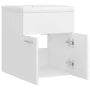 Mueble con lavabo blanco madera de ingeniería de vidaXL, Tocadores de baño - Ref: Foro24-3070811, Precio: 113,72 €, Descuento: %